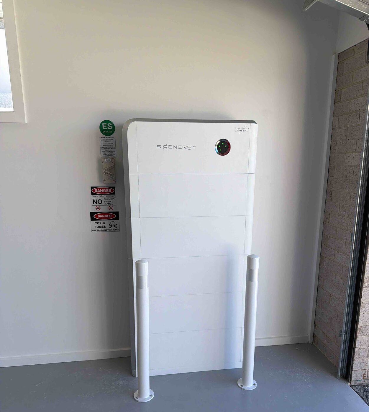 Solar and Sigenergy 18kWh battery installation